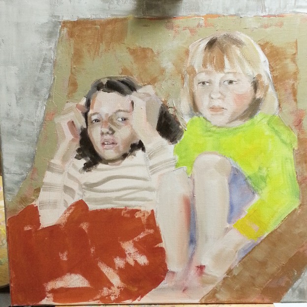 New Painting On The Easel